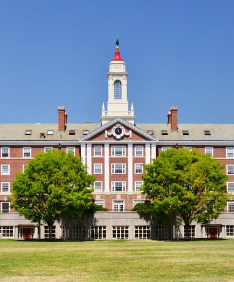 Outside view of dental school building