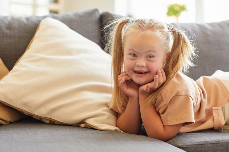 a young girl with special needs  